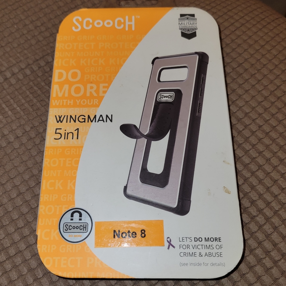 Scooch Wingman 5-in-1 Series Case for Samsung Galaxy Note 8 - Rose Gold
